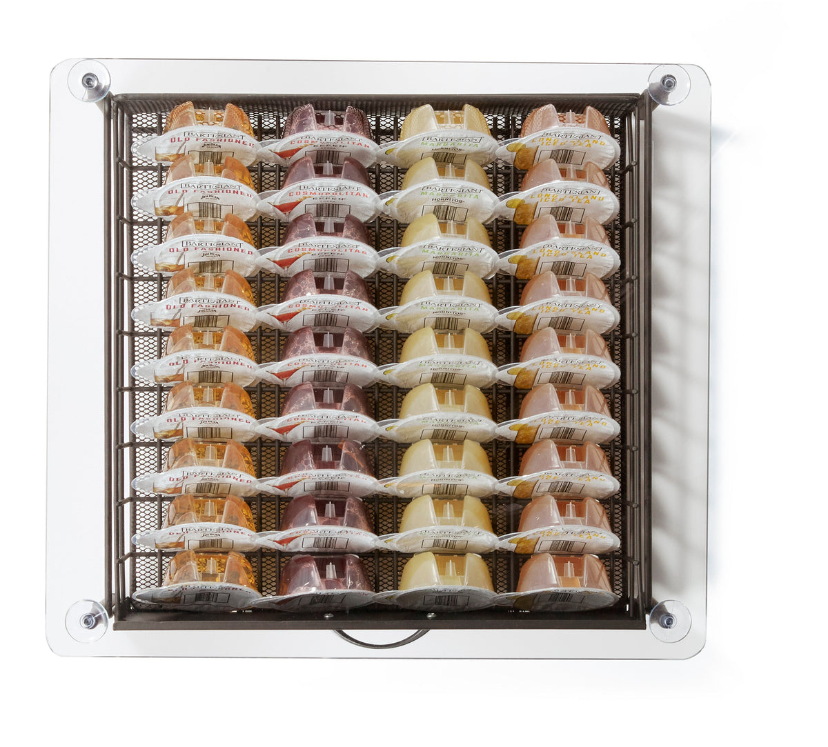Premium Storage Drawer for Bartesian Capsules by Ksestor - Holds up to 40  Bartesian Pods - Sturdy and Stackable Bartesian Pod Holder - Bartesian 
